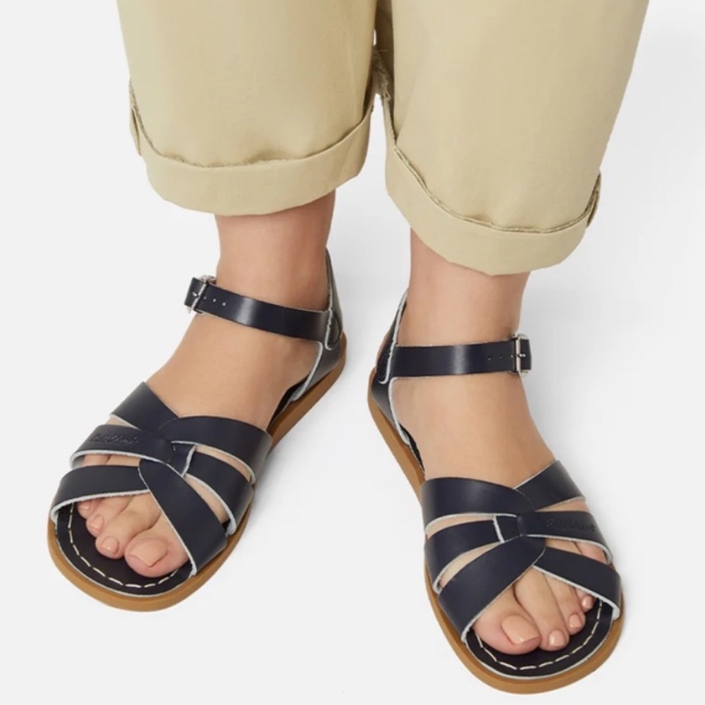 Salt Water Women's Original Sandals Navy Size 9